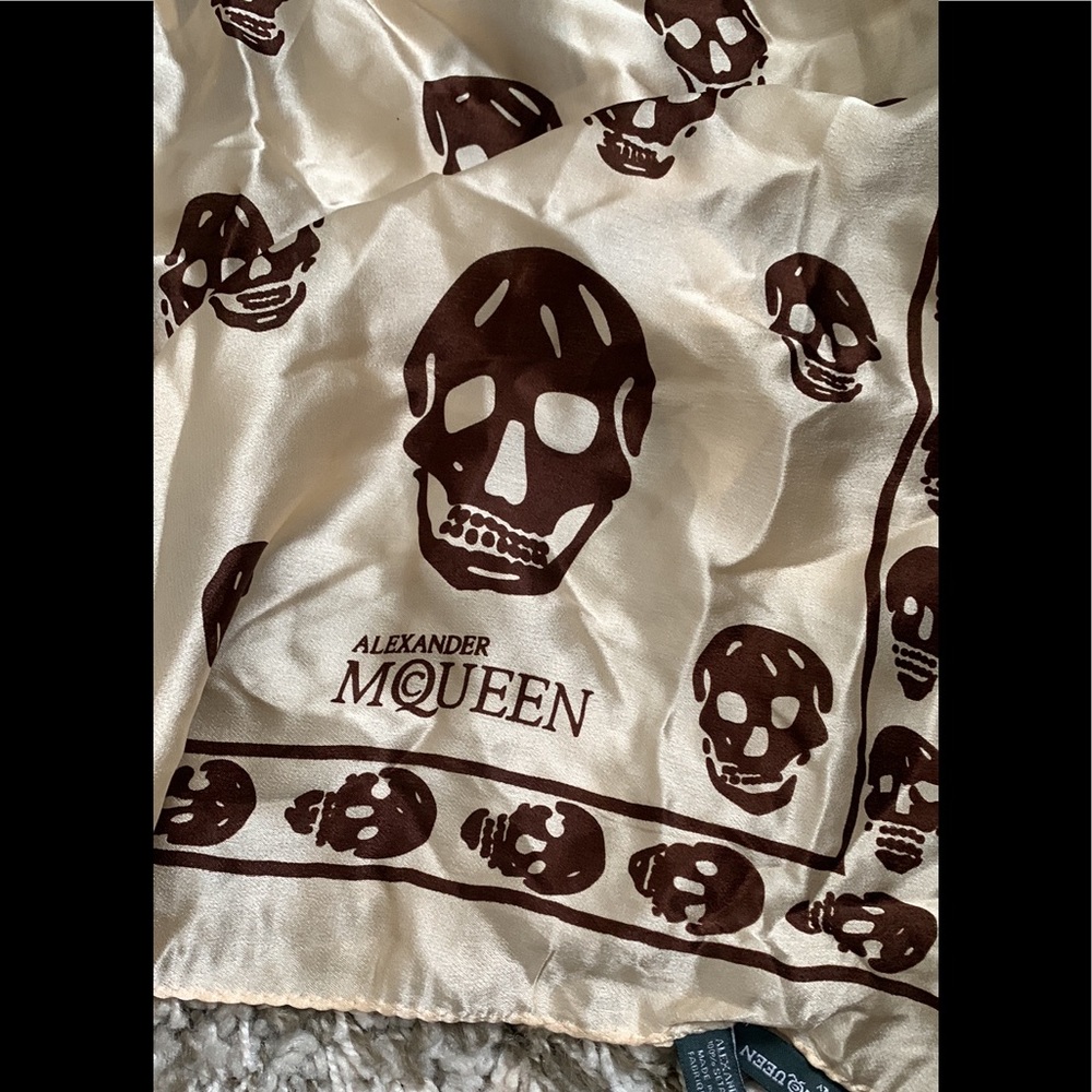Alexander McQueen silk scarf